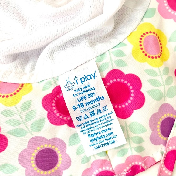 i Play. Sun Hat UPF 50+ Size 9-18 Months - Picture 4 of 4